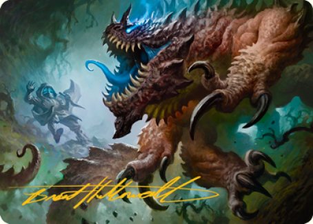 Basilisk Art Card (Gold-Stamped Signature) [Dungeons & Dragons: Adventures in the Forgotten Realms Art Series] | Webway Games