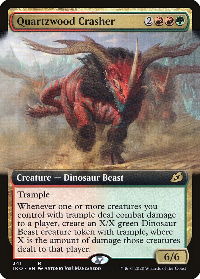 Quartzwood Crasher (Extended Art) [Ikoria: Lair of Behemoths] | Webway Games