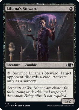 Liliana's Steward [Jumpstart 2022] | Webway Games