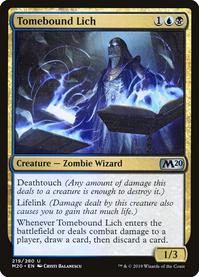 Tomebound Lich [Core Set 2020] | Webway Games