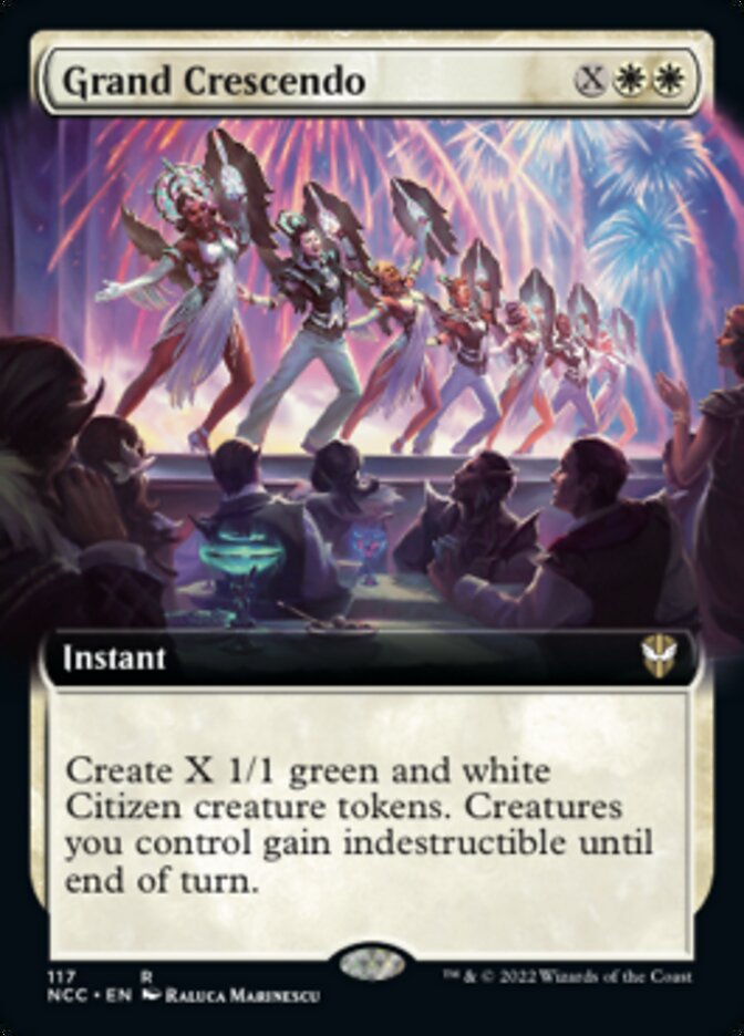 Grand Crescendo (Extended Art) [Streets of New Capenna Commander] | Webway Games