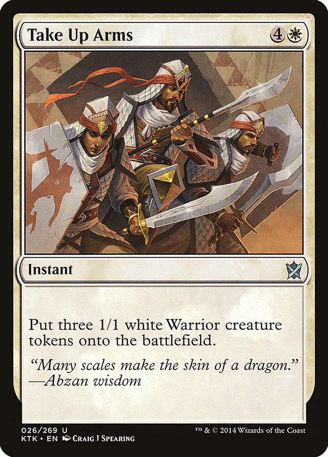 Take Up Arms [Khans of Tarkir] | Webway Games