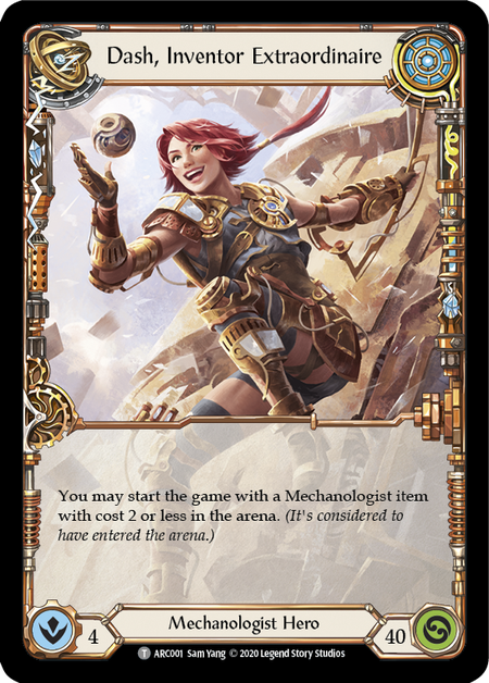 Dash, Inventor Extraordinaire // Death Dealer [U-ARC001 // U-ARC040] (Arcane Rising Unlimited)  Unlimited Normal | Webway Games