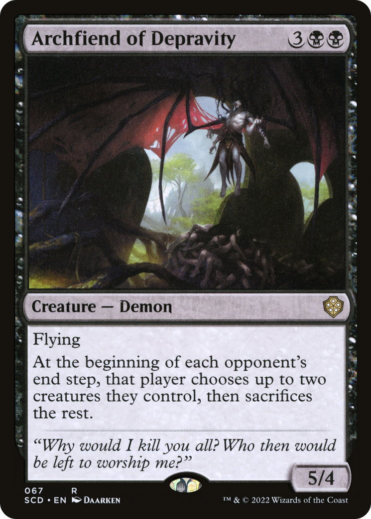 Archfiend of Depravity [Starter Commander Decks] | Webway Games