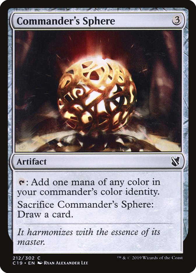 Commander's Sphere [Commander 2019] | Webway Games