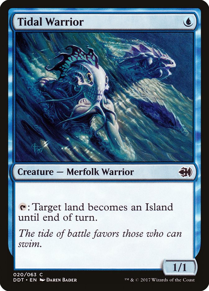 Tidal Warrior [Duel Decks: Merfolk vs. Goblins] | Webway Games