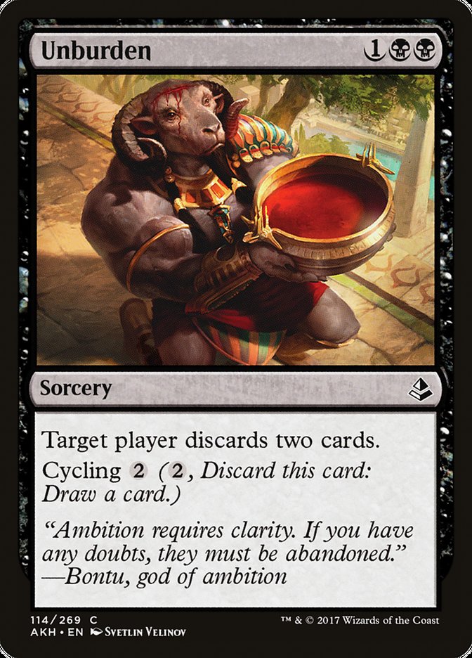 Unburden [Amonkhet] | Webway Games