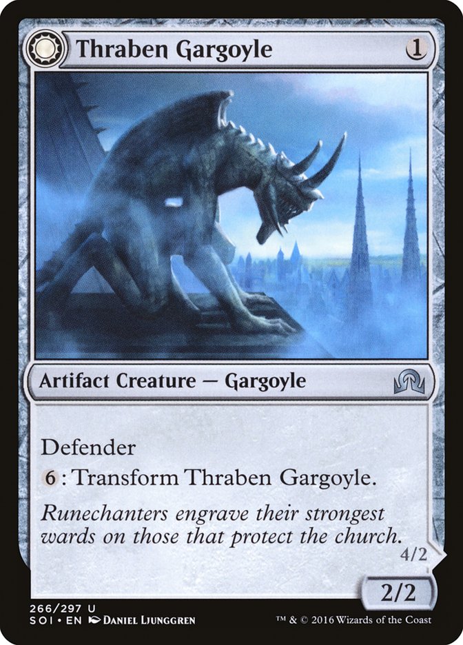 Thraben Gargoyle // Stonewing Antagonizer [Shadows over Innistrad] | Webway Games