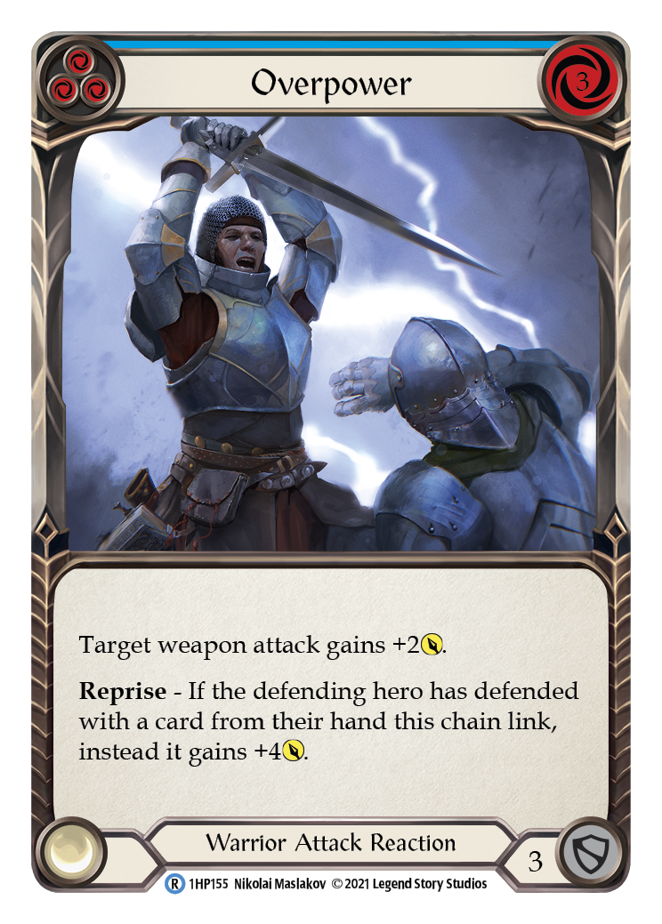 Overpower (Blue) [1HP155] | Webway Games
