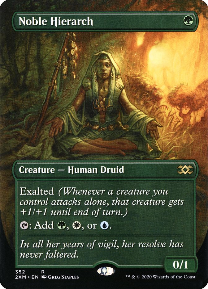 Noble Hierarch (Borderless) [Double Masters] | Webway Games