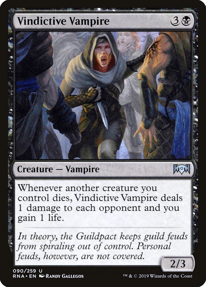 Vindictive Vampire [Ravnica Allegiance] | Webway Games