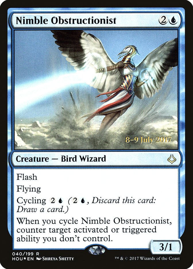 Nimble Obstructionist  (Prerelease) [Hour of Devastation Prerelease Promos] | Webway Games