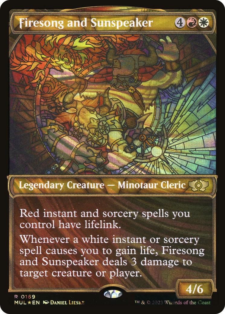 Firesong and Sunspeaker (Halo Foil) [Multiverse Legends] | Webway Games