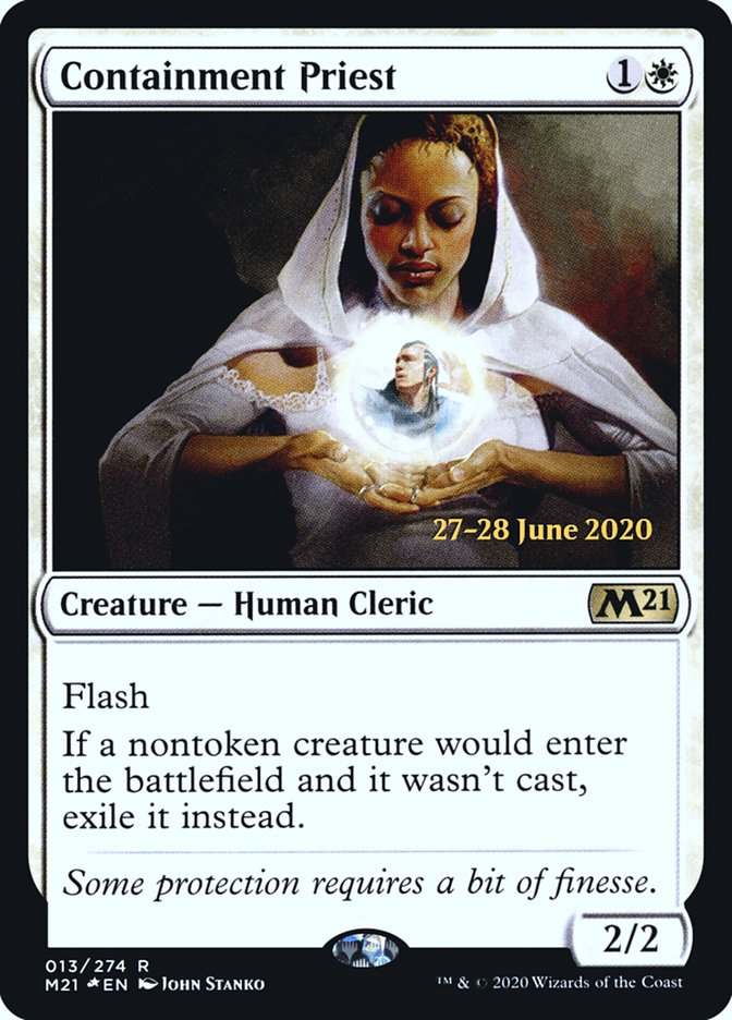 Containment Priest  [Core Set 2021 Prerelease Promos] | Webway Games