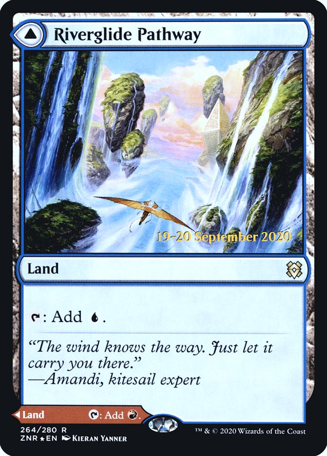 Riverglide Pathway // Lavaglide Pathway  [Zendikar Rising Prerelease Promos] | Webway Games