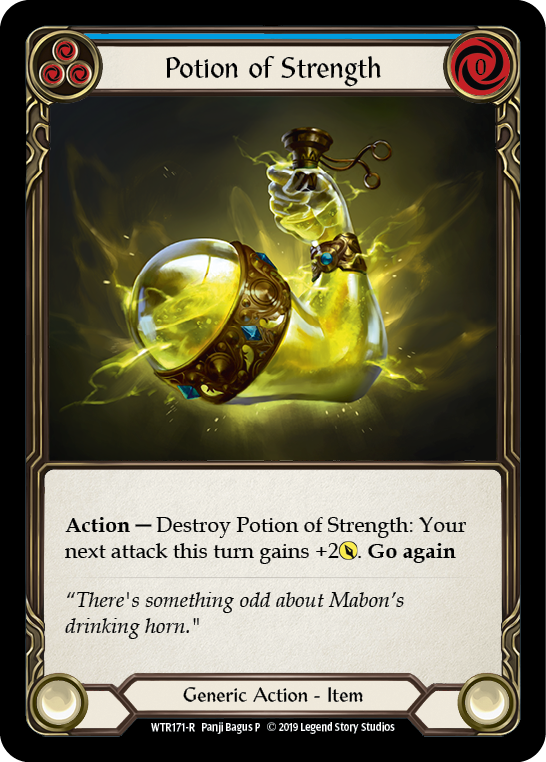 Potion of Strength [WTR171-R] Alpha Print Rainbow Foil | Webway Games