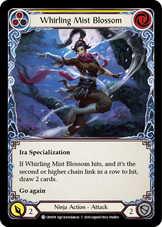 Whirling Mist Blossom [CRU074] 1st Edition Rainbow Foil | Webway Games