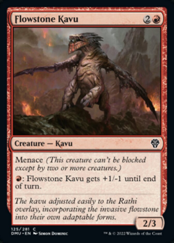 Flowstone Kavu [Dominaria United] | Webway Games