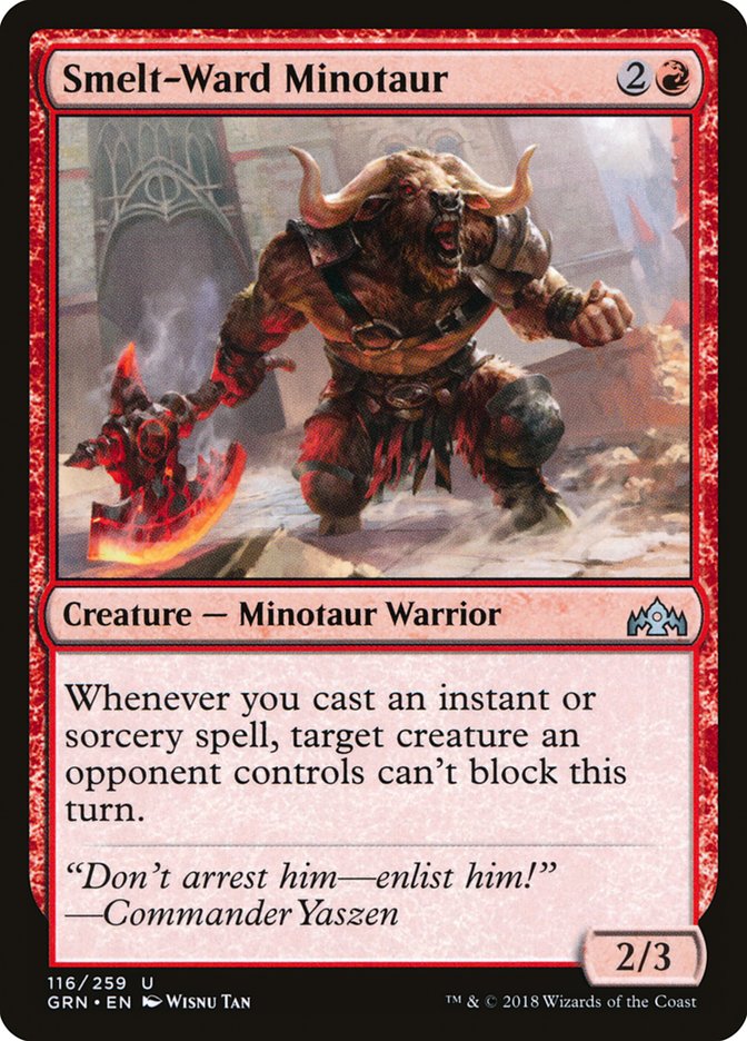 Smelt-Ward Minotaur [Guilds of Ravnica] | Webway Games