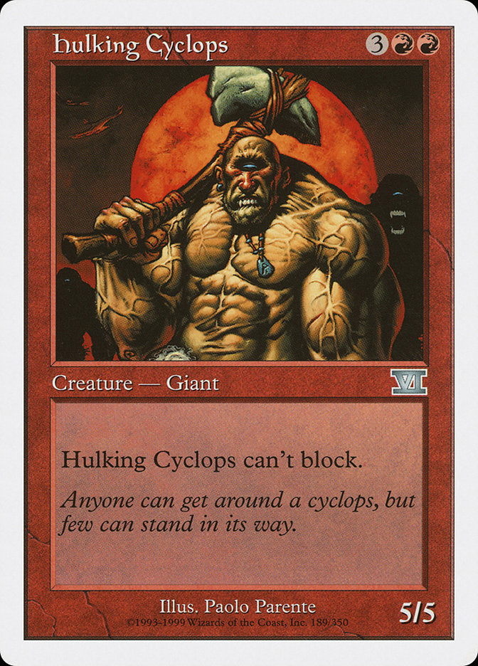 Hulking Cyclops [Classic Sixth Edition] | Webway Games