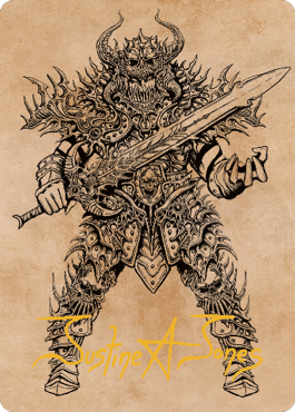 Sarevok, Deathbringer Art Card (Gold-Stamped Signature) [Commander Legends: Battle for Baldur's Gate Art Series] | Webway Games