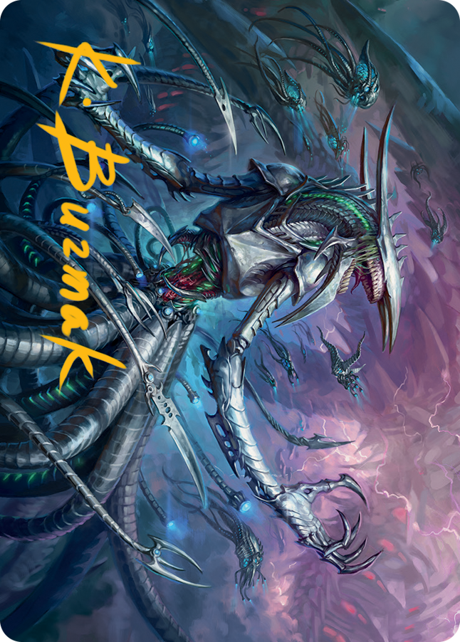 Jin-Gitaxias Art Card (Gold-Stamped Signature) [March of the Machine Art Series] | Webway Games