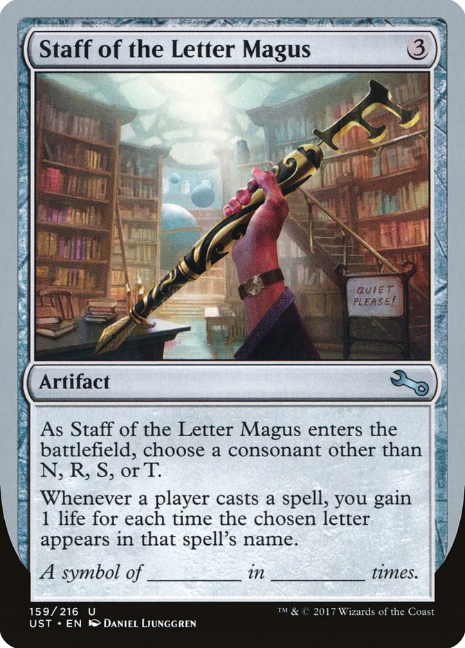 Staff of the Letter Magus [Unstable] | Webway Games