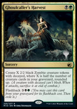 Ghoulcaller's Harvest (Promo Pack) [Innistrad: Midnight Hunt Promos] | Webway Games
