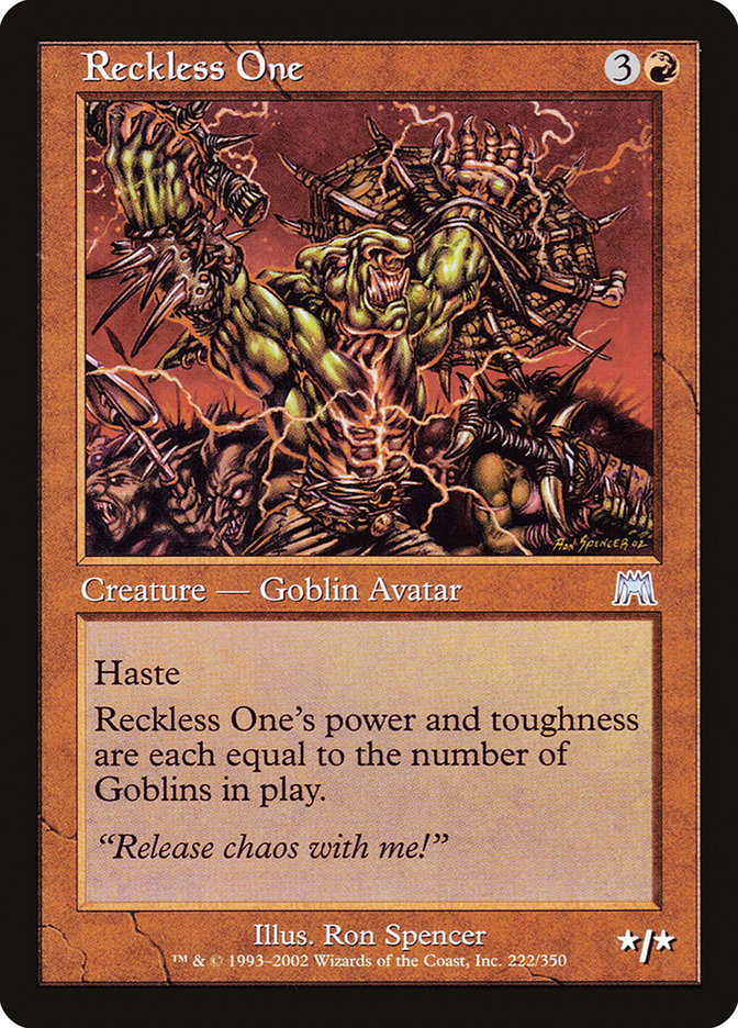 Reckless One [Onslaught] | Webway Games
