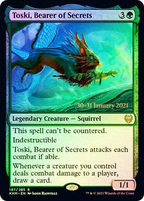 Toski, Bearer of Secrets  [Kaldheim Prerelease Promos] | Webway Games