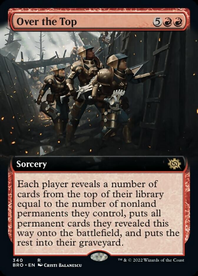 Over the Top (Extended Art) [The Brothers' War] | Webway Games