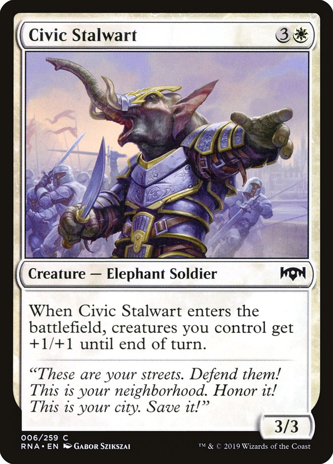 Civic Stalwart [Ravnica Allegiance] | Webway Games