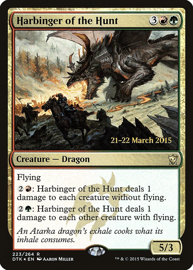 Harbinger of the Hunt  (Prerelease) [Dragons of Tarkir Prerelease Promos] | Webway Games