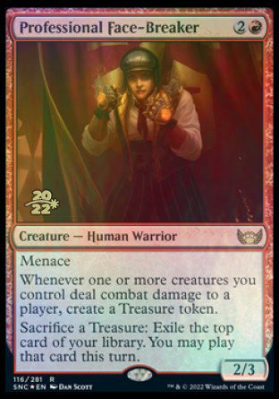 Professional Face-Breaker [Streets of New Capenna Prerelease Promos] | Webway Games