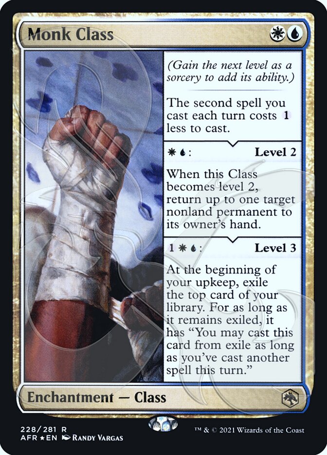 Monk Class (Ampersand Promo) [Dungeons & Dragons: Adventures in the Forgotten Realms Promos] | Webway Games