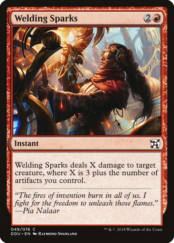 Welding Sparks [Duel Decks: Elves vs. Inventors] | Webway Games