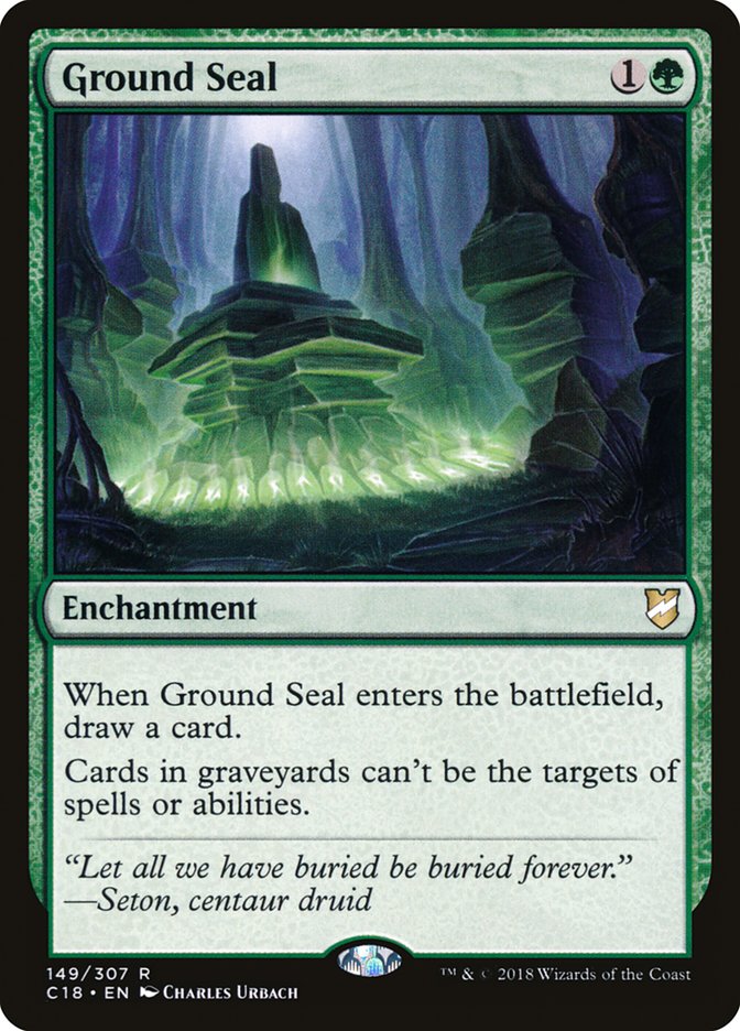 Ground Seal [Commander 2018] | Webway Games
