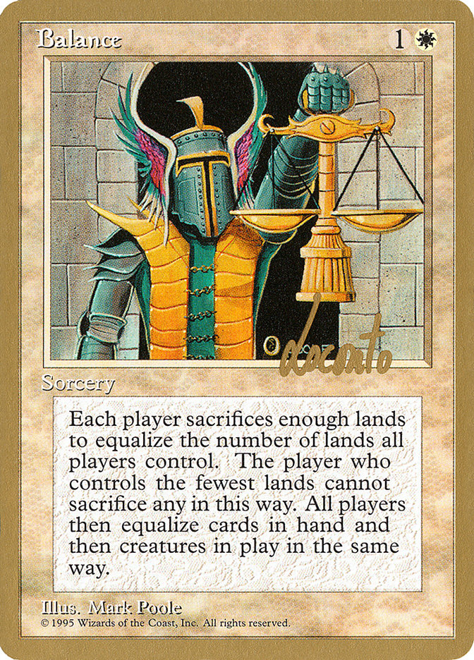 Balance (Michael Loconto) [Pro Tour Collector Set] | Webway Games