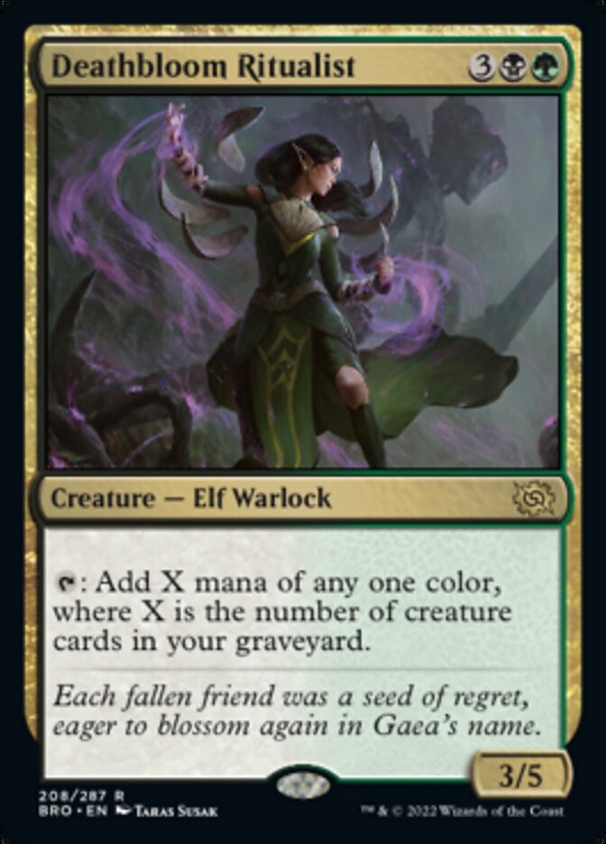 Deathbloom Ritualist [The Brothers' War] | Webway Games