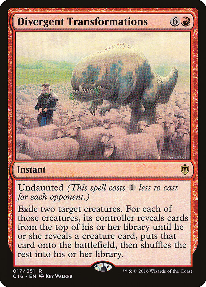 Divergent Transformations [Commander 2016] | Webway Games