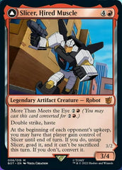 Slicer, Hired Muscle // Slicer, High-Speed Antagonist [Universes Beyond: Transformers] | Webway Games