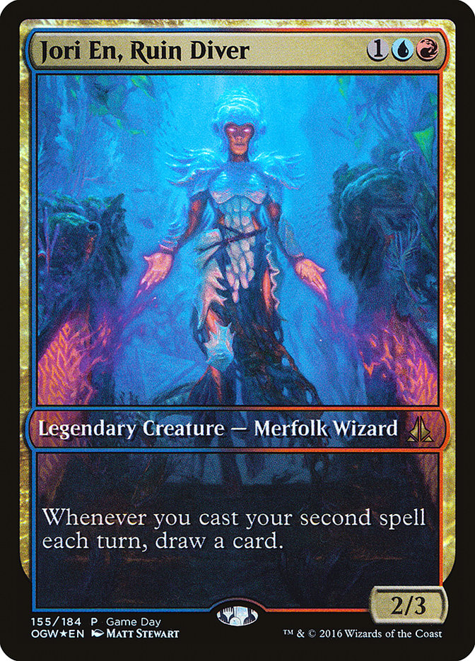 Jori En, Ruin Diver (Game Day) (Extended) [Oath of the Gatewatch Promos]