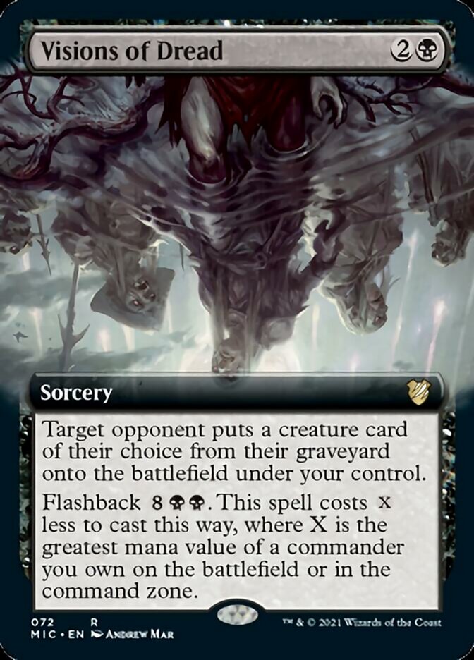 Visions of Dread (Extended) [Innistrad: Midnight Hunt Commander] | Webway Games