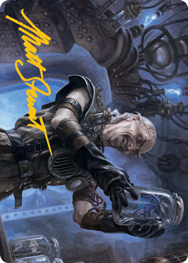 Delver of Secrets Art Card (Gold-Stamped Signature) [Innistrad: Midnight Hunt Art Series] | Webway Games