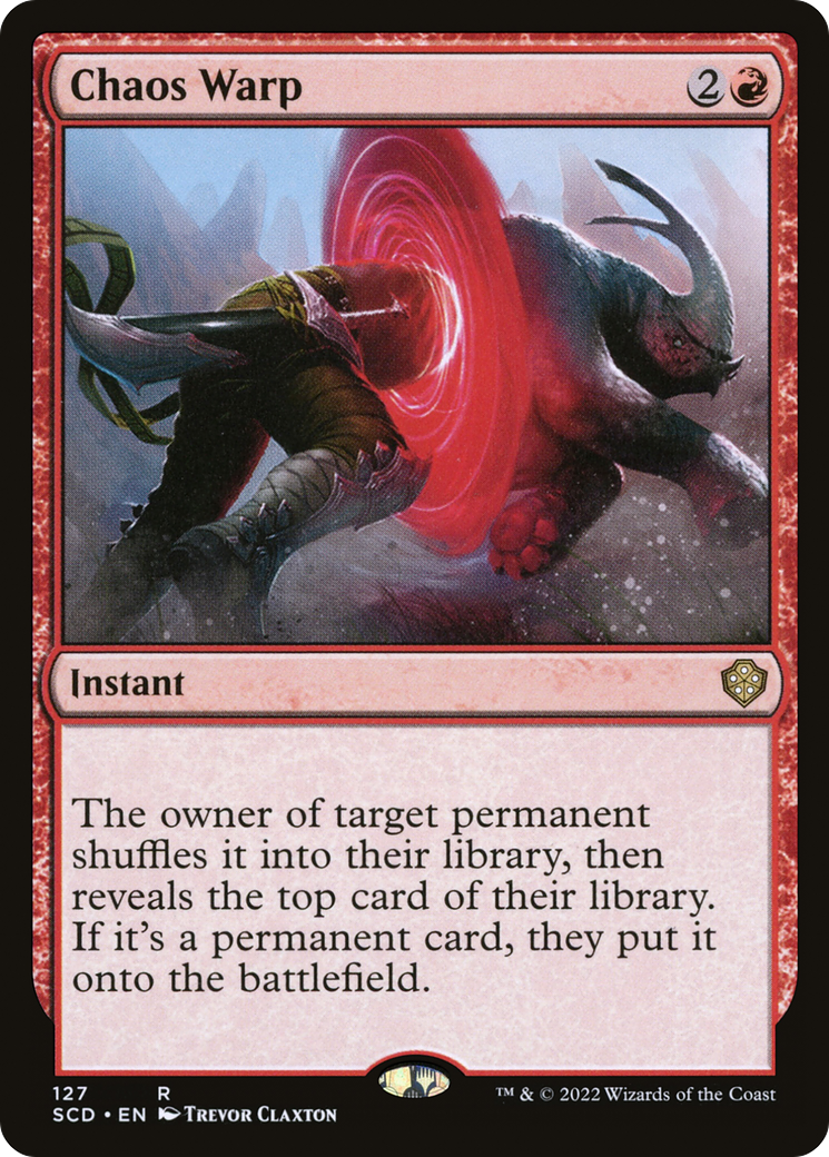 Chaos Warp [Starter Commander Decks] | Webway Games
