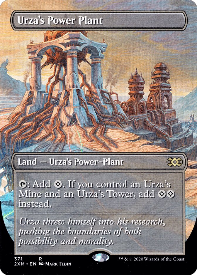 Urza's Power Plant (Borderless) [Double Masters] | Webway Games