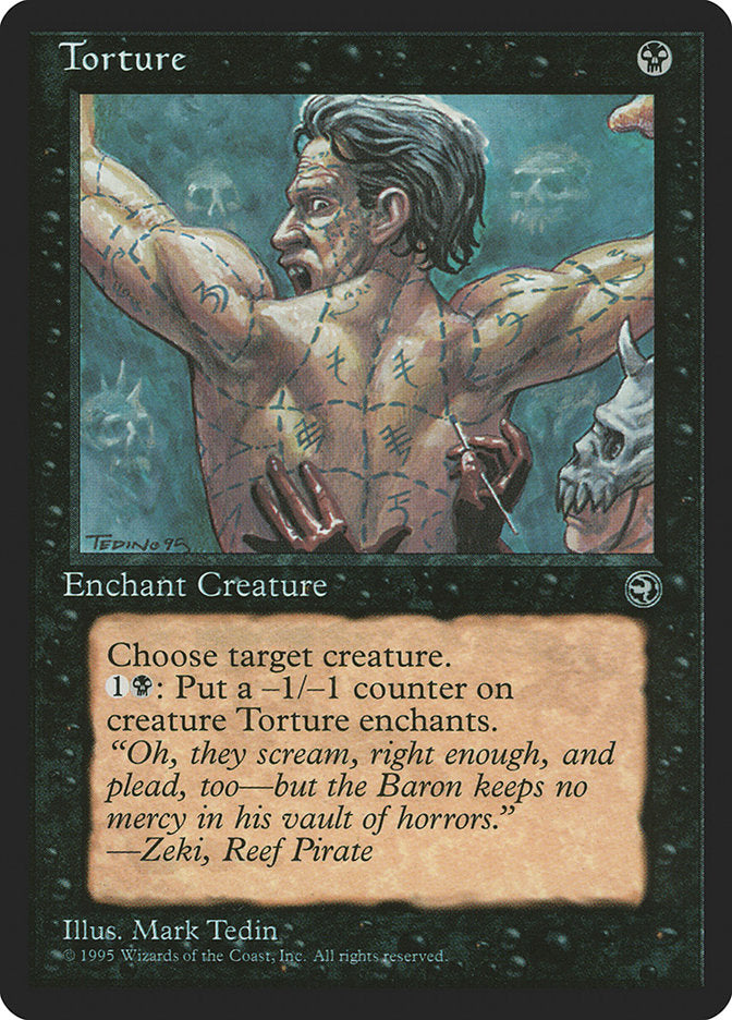 Torture (Zeki Flavor Text) [Homelands] | Webway Games
