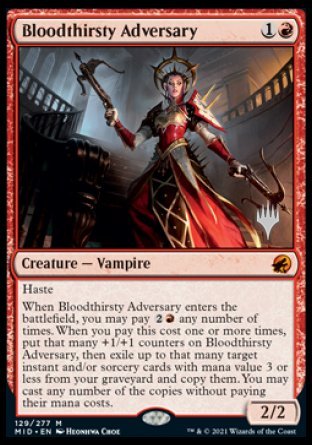 Bloodthirsty Adversary (Promo Pack) [Innistrad: Midnight Hunt Promos] | Webway Games