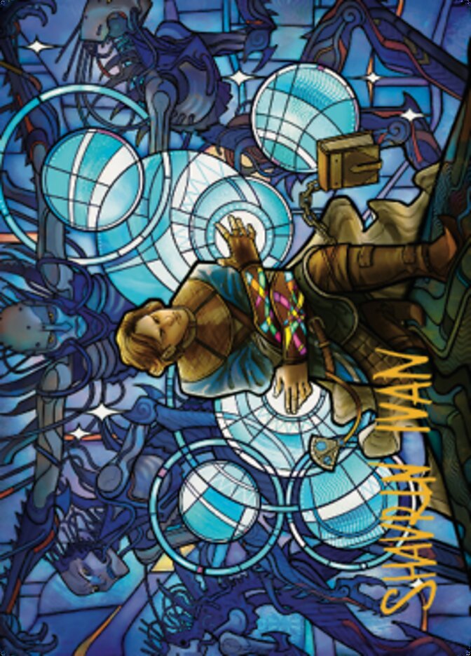 Raff, Weatherlight Stalwart Art Card (Gold-Stamped Signature) [Dominaria United Art Series] | Webway Games