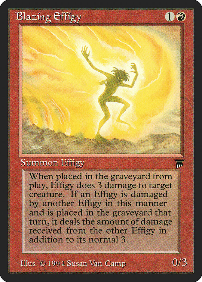 Blazing Effigy [Legends] | Webway Games